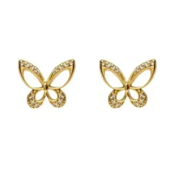 Pendientes en Plata de Ley 925m chapados en oro de 13 mm. forma de ma