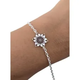 Pulsera en Plata de Ley 925m de 17 cm. forzada alargada de 2 mm. deta