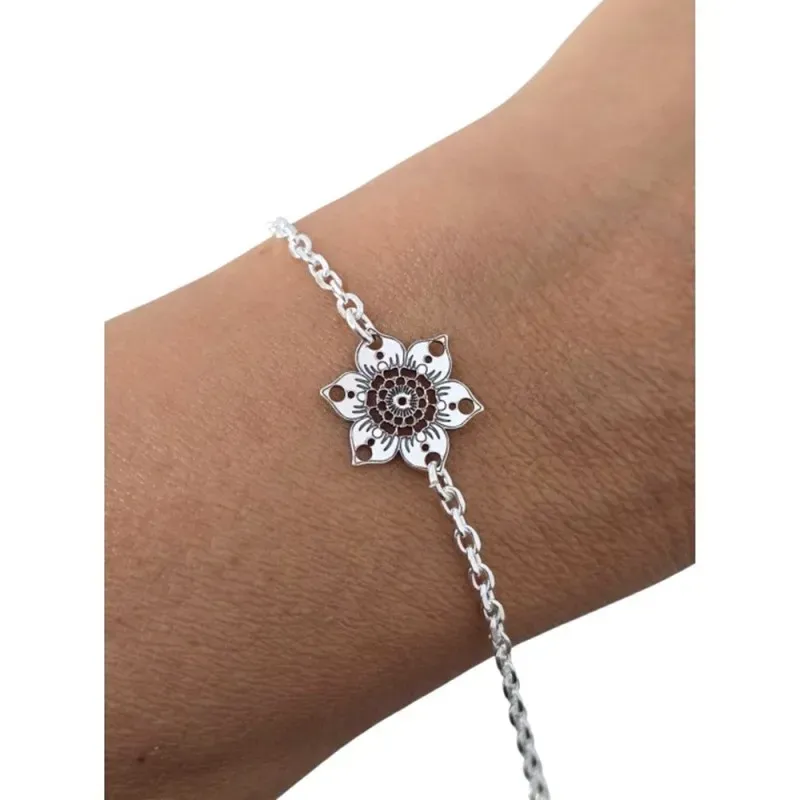 Pulsera en Plata de Ley 925m de 17 cm. forzada alargada de 2 mm. deta