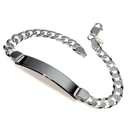 Esclava plata ley 925m barbada [AB0512]