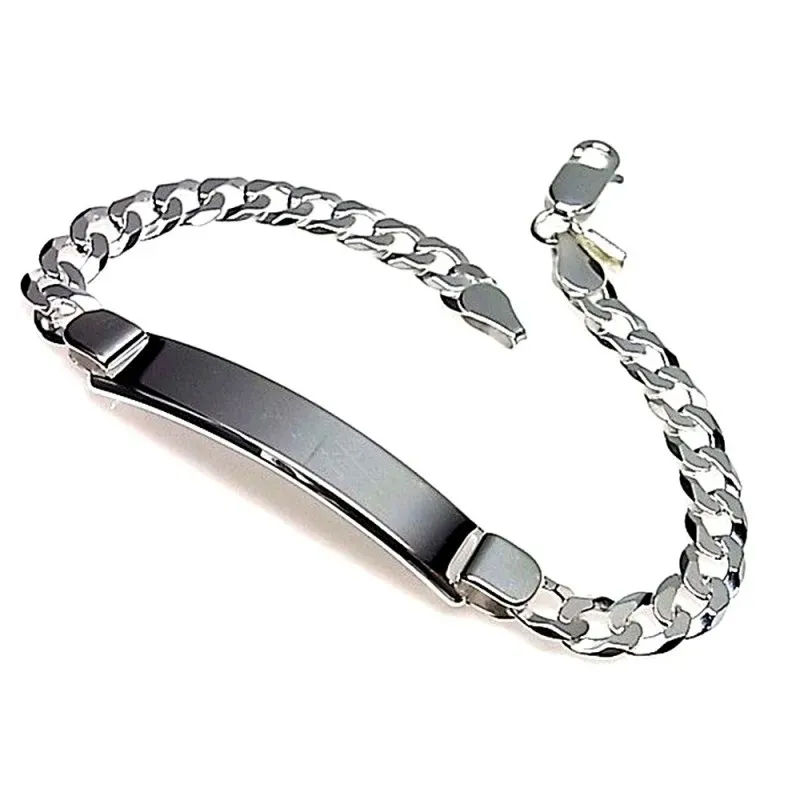 Esclava plata ley 925m barbada [AB0512]