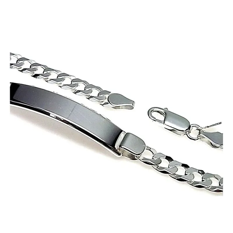 Esclava plata ley 925m barbada [AB0512GR]