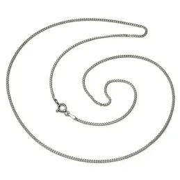 Cadena plata ley 925m 50cm. barbada 0.40mm. [AB0450]