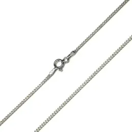 Cadena plata ley 925m 50cm. barbada 0.40mm. [AB0450]