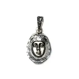 Colgante Plata Ley 925m Rostro Virgen del Rocio [AB9279]