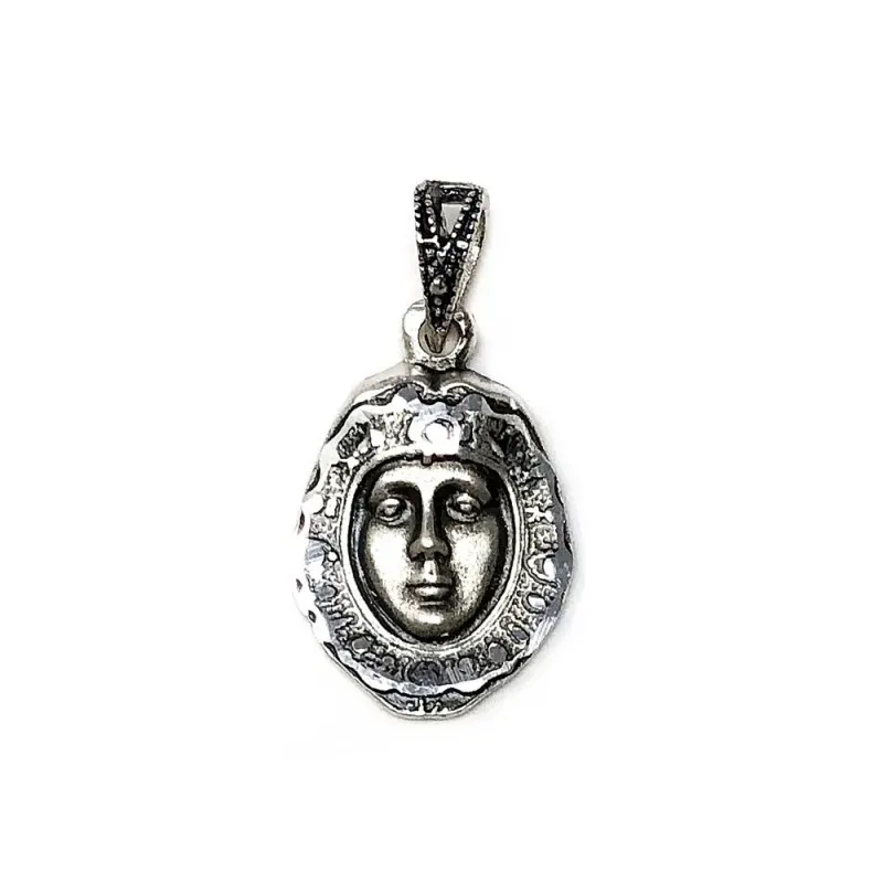 Colgante Plata Ley 925m Rostro Virgen del Rocio [AB9279]