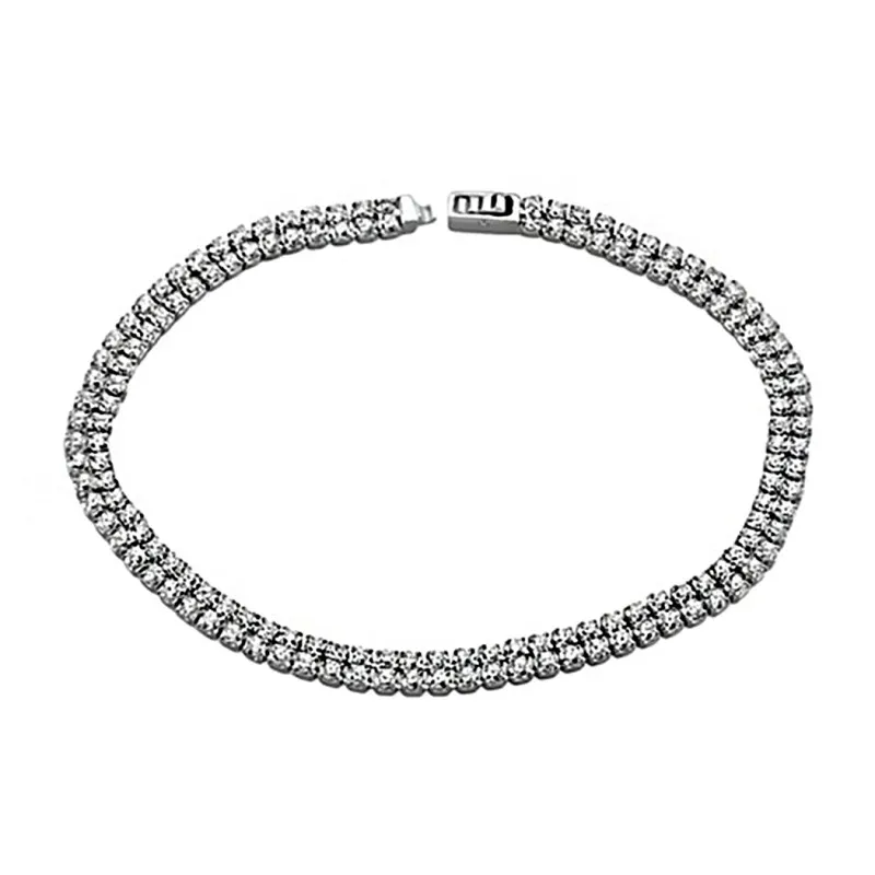 Pulsera plata ley 925m 146 circonitas 1,75mm [8125]
