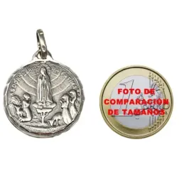 Medalla plata Ley 925m virgen Fátima [AB4914]