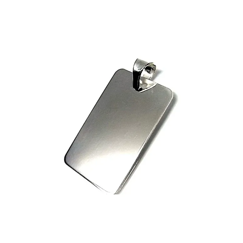Colgante plata ley 925m 32mm. chapa lisa [AA7965]