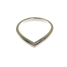 Sortija plata Ley 925m mujer pico lisa