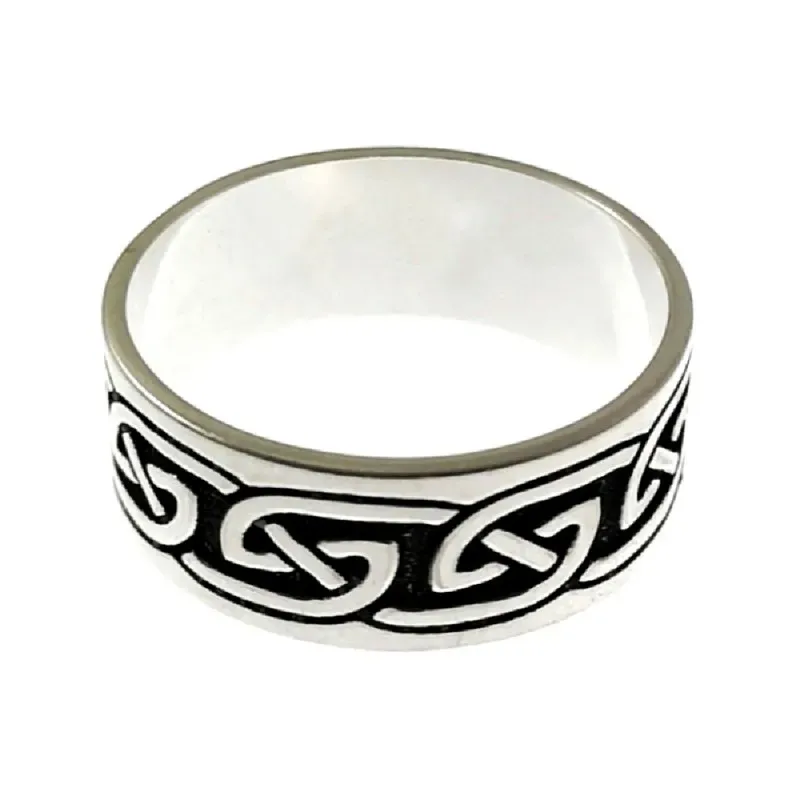 Anillo plata Ley 925m hombre formas variadas dibujos detalles oxidado