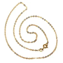 Cadena oro 18k maciza forzada 40 cm. 1,5 mm. 1.65 grs. [9618]