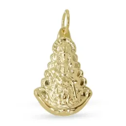 Virgen del Rocío Colgante en Plata de Ley 925m con 25 mm. estampada