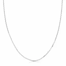 Cadena oro blanco 18k forzada 50cm. [AA2424]