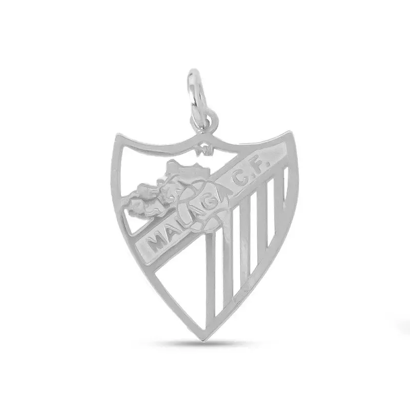 Málaga Club de Fútbol Escudo Colgante Plata Ley 925m macizo 22 mm. m