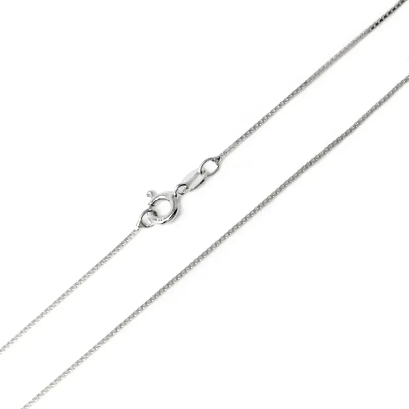 Cadena plata ley 925m 50cm. veneciana 0.15mm. [AB0451]