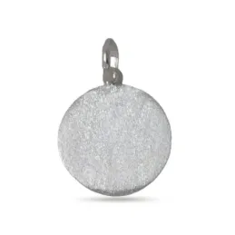 San Pancracio Medalla Plata Ley 925m maciza 21 mm.. Grabación incluid