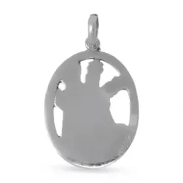 Cristo Nazareno Villa de Rota Colgante Plata de Ley 925m macizo 37 mm