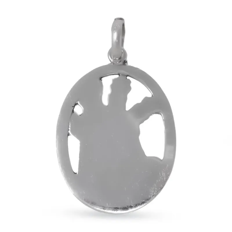 Cristo Nazareno Villa de Rota Colgante Plata de Ley 925m macizo 37 mm
