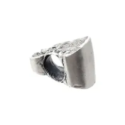 Virgen del Rocío charm icono abalorio plata Ley 925m macizo 12 mm. de