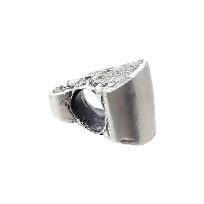 Virgen del Rocío charm icono abalorio plata Ley 925m macizo 12 mm. de
