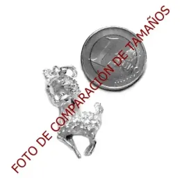 Colgante horóscopo plata Ley 925m Aries busto 33mm. [AB4159]