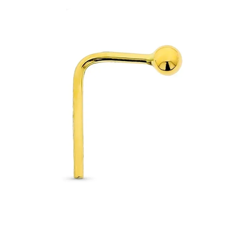 Piercing oro 18k nariz 2 mm. bola