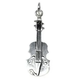 Colgante plata Ley 925m motivo violonchelo [AB4916]