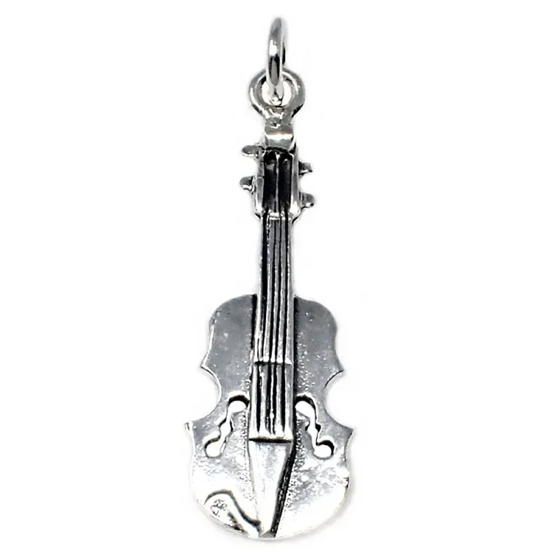 Colgante plata Ley 925m motivo violonchelo [AB4916]