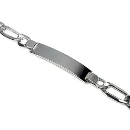 Esclava plata Ley 952m cartier 3x1 lisa alternada hueca [AB6058GR]