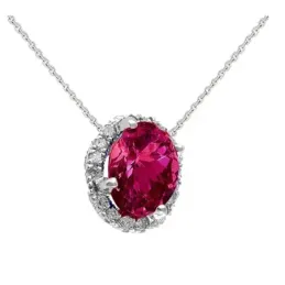 Colgante Oro Blanco 18k modelo Buganvilla (16 diamantes 1,25mm. 0,16cts.)