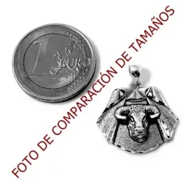Colgante plata Ley 925m capote torero [AB4906]