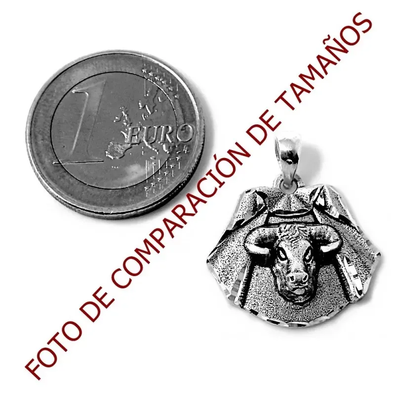 Colgante plata Ley 925m capote torero [AB4906]