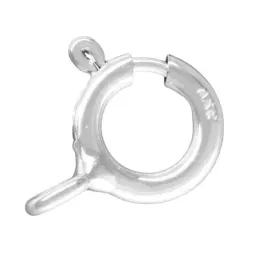 Fornitura plata Ley 925m cierre reasa 8mm. pack 3 unidades unisex
