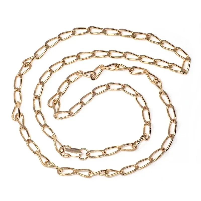 Cadena metal chapada 70cm. bilbao [AB5500]