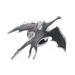 Pin plata Ley 925m dragón alas abiertas [AB5898]