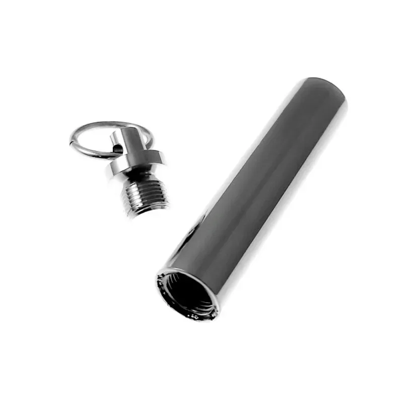 Colgante plata Ley 925m. guarda cenizas 37mm. cilindro liso