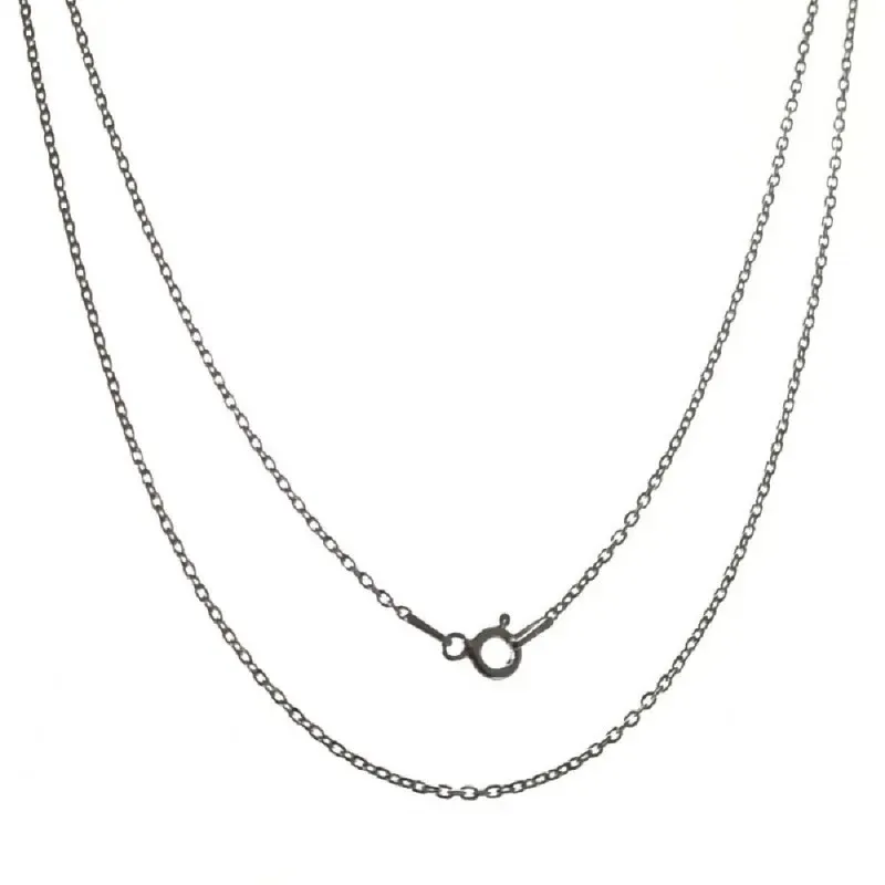 Cadena plata Ley 925m unisex 45 cm. forzada 1 mm. reasa