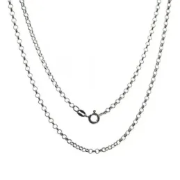 Cadena plata ley 925m 40cm. rolo hilo 0.35mm. [AB2560]