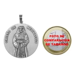 Medalla Plata Ley 925m Cristo de Medinaceli 28mm. [AB9265GR]