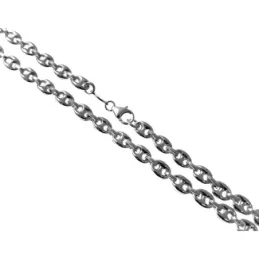 Cadena plata Ley 925m unisex 50 cm. calabrote mosquetón