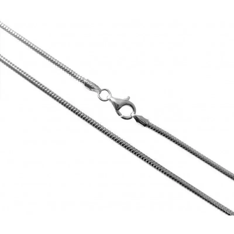 Cadena plata ley 925m 45cm. cola topo verdadera [AB0384]