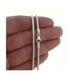 Cadena plata ley 925m 45cm. cola topo verdadera [AB0384]