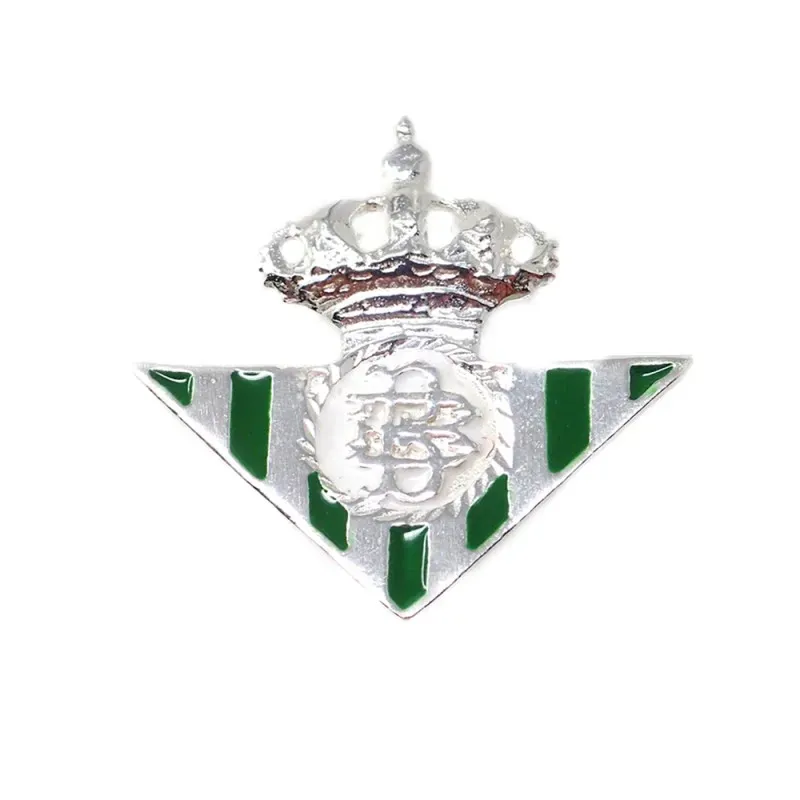 Real Betis Balompié escudo plata Ley 925m colgante macizo unisex 27 m