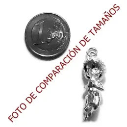 Colgante horóscopo plata Ley 925m Acuario busto 33mm. [AB4162]