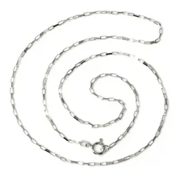 Cadena plata ley 925m 50cm. forzada 0.23 [AB0435]
