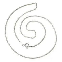 Cadena plata Ley 925m 40cm. barbada [AB6065]