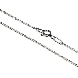 Cadena plata Ley 925m 40cm. barbada [AB6065]