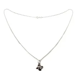 Colgante plata Ley 925m Lauburu 15mm. con cadena 45 cm. Marina protec