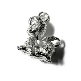 Colgante horóscopo plata Ley 925m Leo busto 33mm. [AB4161]